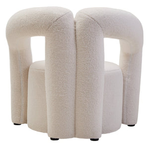 Davina Ivory Boucle Statement Chair - Canwell Interiors Limited - Xshowhome