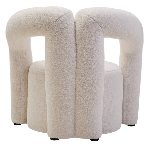Davina Ivory Boucle Statement Chair - Canwell Interiors Limited - Xshowhome