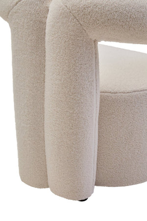 Davina Ivory Boucle Statement Chair - Canwell Interiors Limited - Xshowhome
