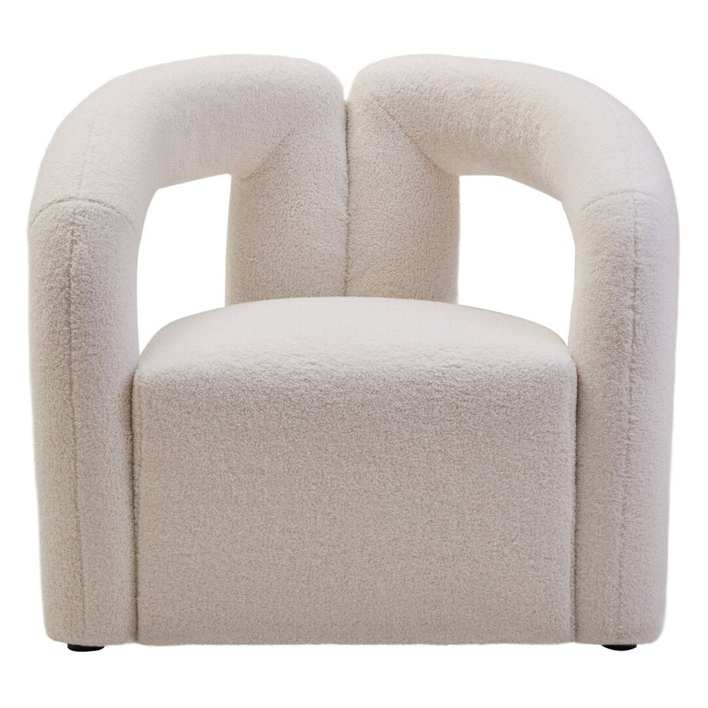 Davina Ivory Boucle Statement Chair - Canwell Interiors Limited - Xshowhome
