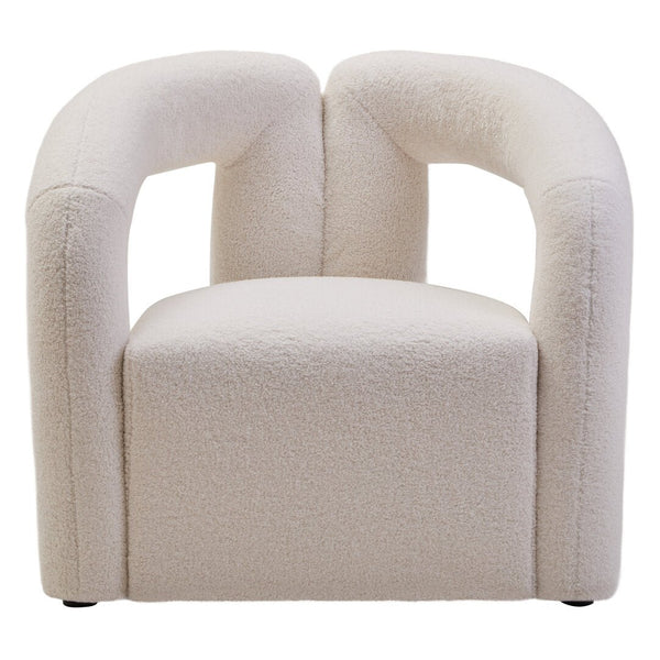 Davina Ivory Boucle Statement Chair - Canwell Interiors Limited - Xshowhome