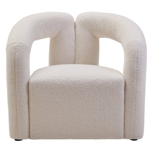 Davina Ivory Boucle Statement Chair - XShowhome Limited - Xshowhome
