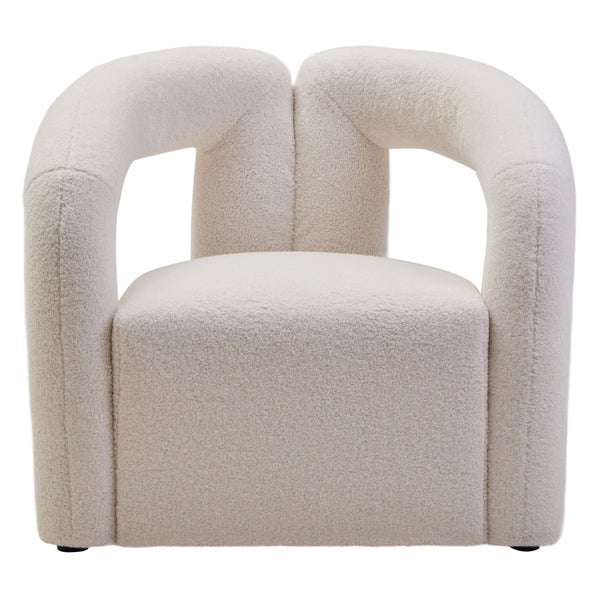 Davina Ivory Boucle Statement Chair - XShowhome Limited - Xshowhome