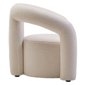 Davina Ivory Boucle Statement Chair - XShowhome Limited - Xshowhome