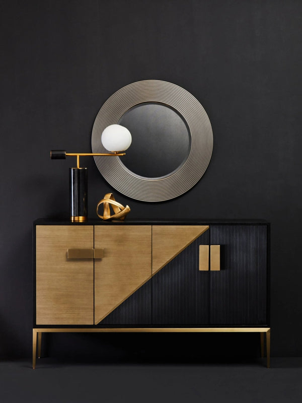 Davoli Black And Grey Sideboard - XShowhome Limited - Xshowhome