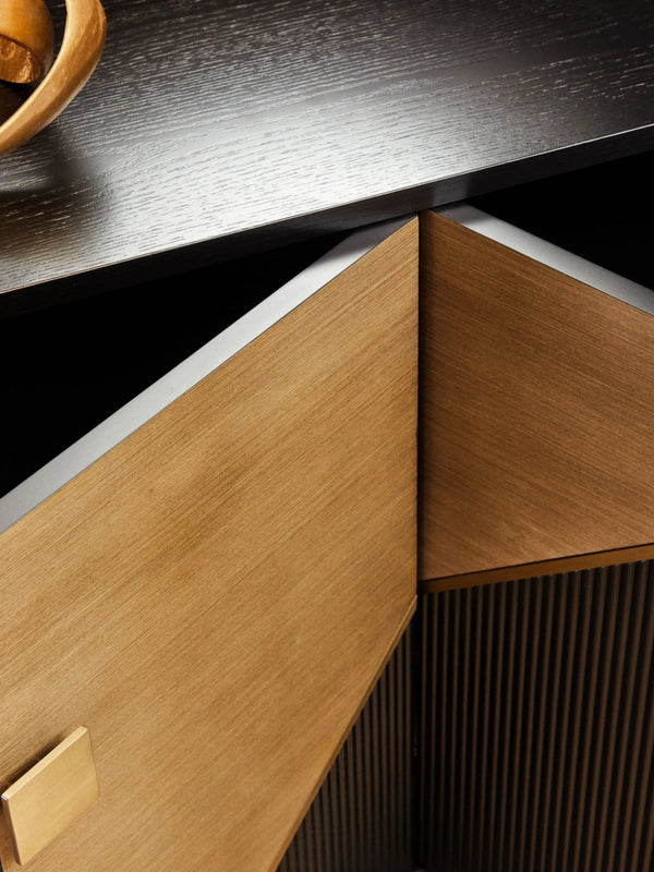Davoli Black And Grey Sideboard - XShowhome Limited - Xshowhome