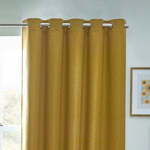 Dawn 117x183 Eyelet Curtain Mustard - Canwell Interiors Limited - Riva