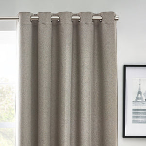 Dawn 168x183 Eyelet Curtain Grey - Canwell Interiors Limited - Riva