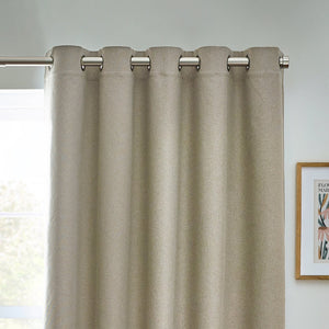 Dawn 168x183 Eyelet Curtain Natural - Canwell Interiors Limited - Riva