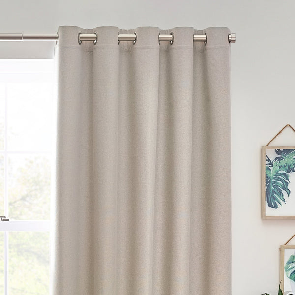 Dawn 229x137 Eyelet Curtain Linen - Canwell Interiors Limited - Riva