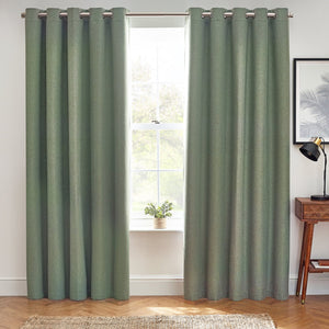 Dawn 229x183 Eyelet Curtain Eucalyptus - Canwell Interiors Limited - Riva