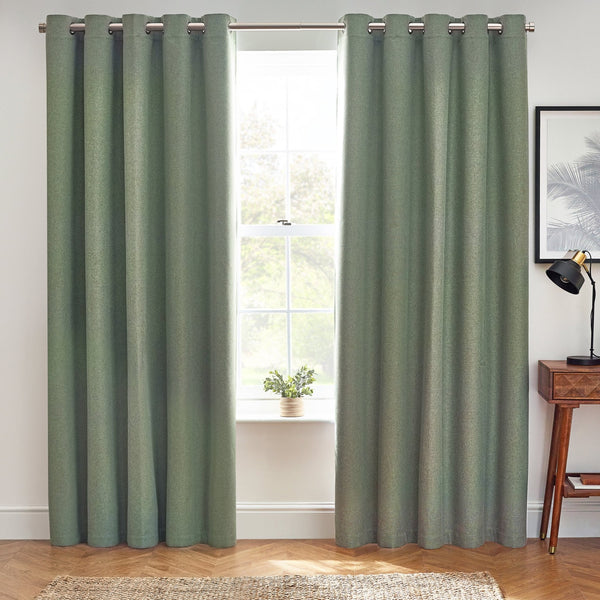 Dawn 229x183 Eyelet Curtain Eucalyptus - Canwell Interiors Limited - Riva