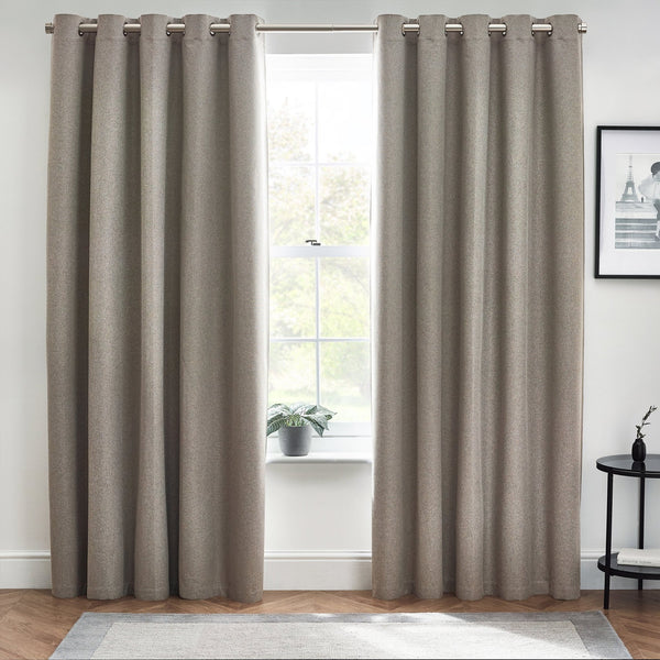 Dawn 229x183 Eyelet Curtain Grey - Canwell Interiors Limited - Riva