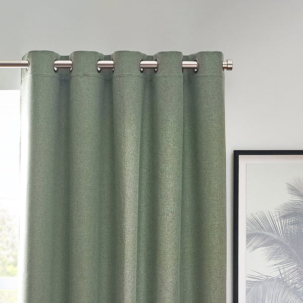 Dawn 229x229 Eyelet Curtain Eucalyptus - Canwell Interiors Limited - Riva