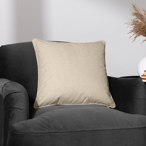 Dawn 45x45 Feather Filled Cushion Natural - Canwell Interiors Limited - Riva