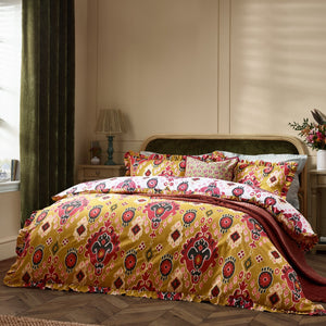Dawson Double Duvet Set Amber - Canwell Interiors Limited - Riva