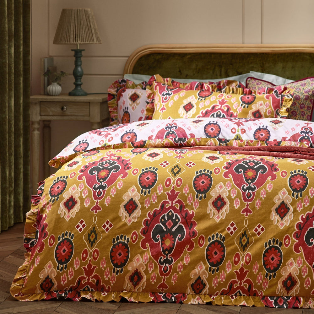 Dawson Double Duvet Set Amber - Canwell Interiors Limited - Riva
