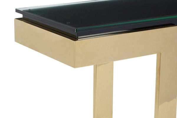 Deana Gold and Black Console Table - Canwell Interiors Limited - Xshowhome