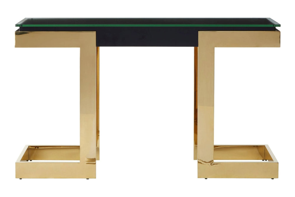 Deana Gold and Black Console Table - XShowhome Limited - Xshowhome