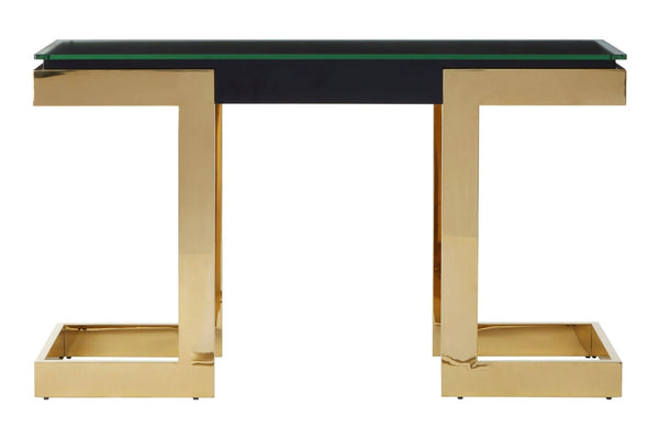 Deana Gold and Black Console Table - XShowhome Limited - Xshowhome