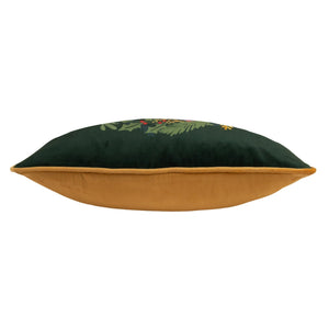 Deck the Halls 43x43 Feather Filled Cushion Pine Green - Canwell Interiors Limited - Riva