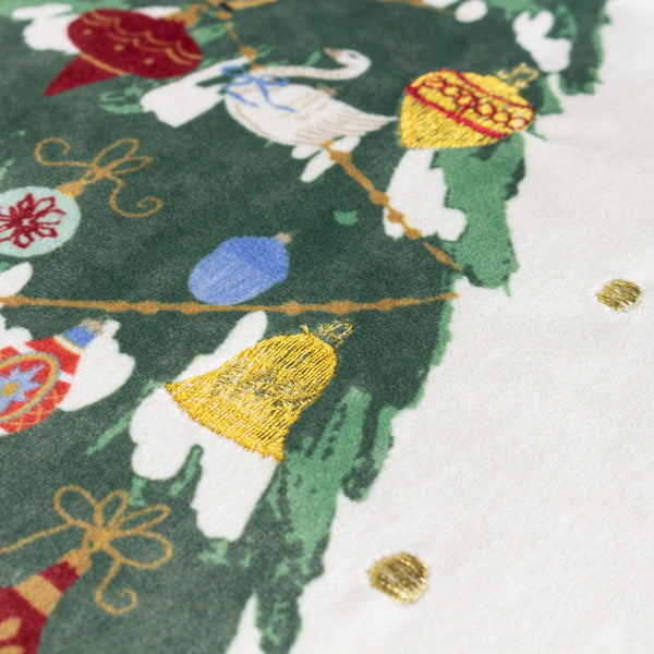 Deck the Halls Tree 43x43 Feather Filled Cushion Multi - Canwell Interiors Limited - Riva
