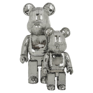 Decorative object Bear silver large - Canwell Interiors Limited - Richmond