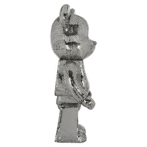 Decorative object Bear silver large - Canwell Interiors Limited - Richmond