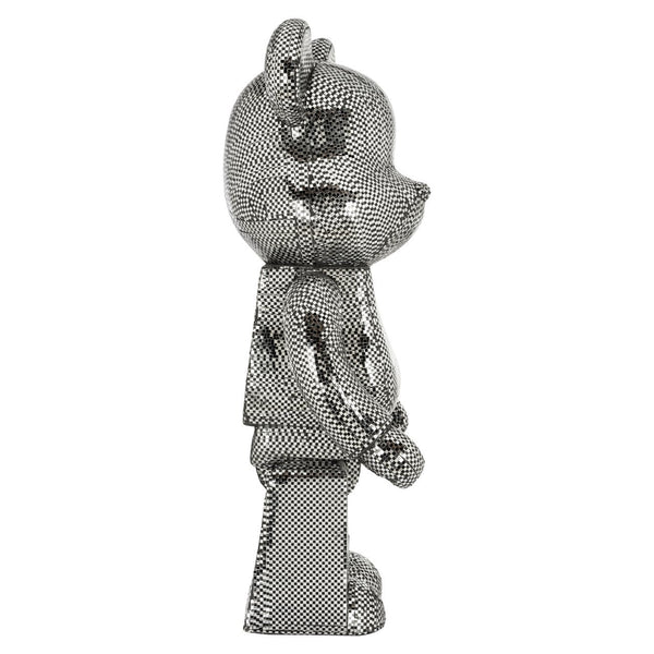 Decorative object Bear silver large - Canwell Interiors Limited - Richmond