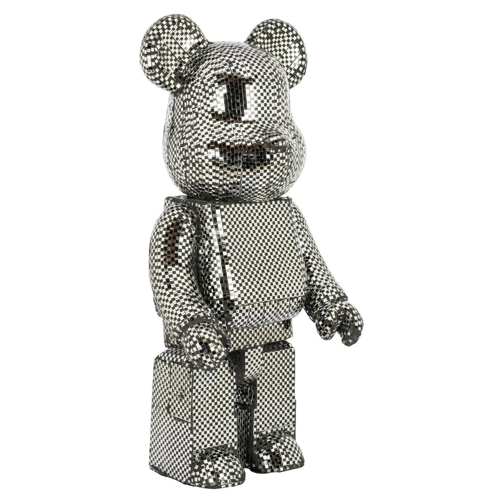 Decorative object Bear silver small - Canwell Interiors Limited - Richmond