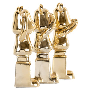 Decorative object Berna gold (Set of 3) - Canwell Interiors Limited - Richmond