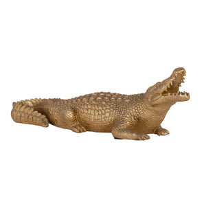 Decorative object Crocodile gold - Canwell Interiors Limited - Richmond