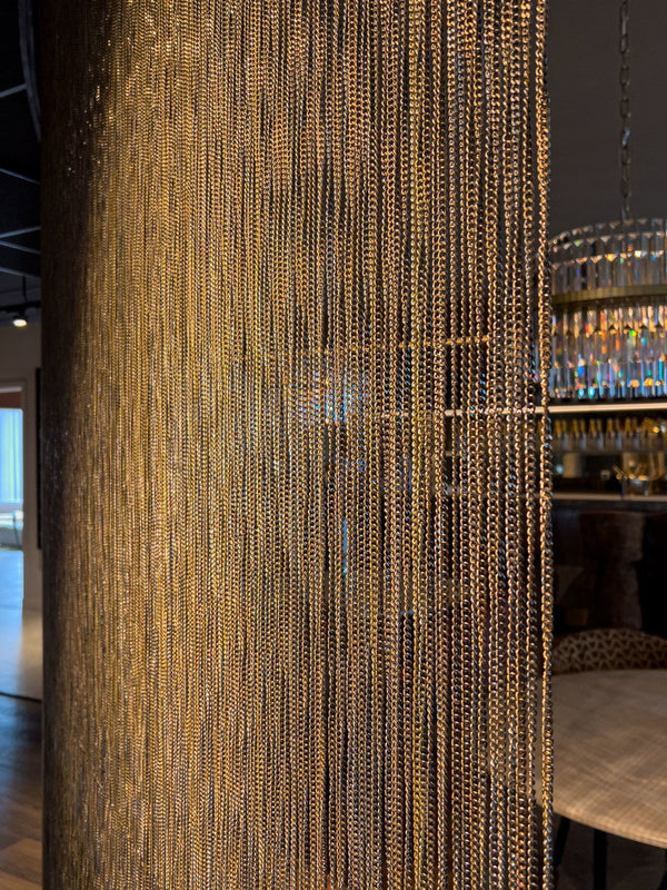 Decorative object Curtain gold chain - Canwell Interiors Limited - Richmond