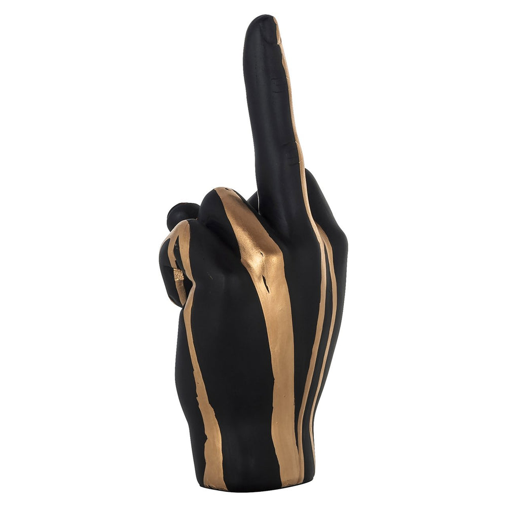 Decorative object Digitus black/gold - Canwell Interiors Limited - Richmond