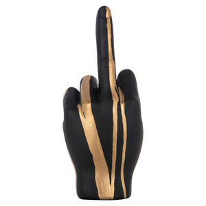 Decorative object Digitus black/gold - Canwell Interiors Limited - Richmond