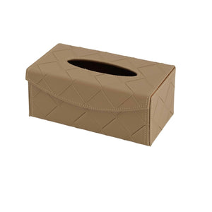 Decorative object Molly beige tissue box - Canwell Interiors Limited - Richmond