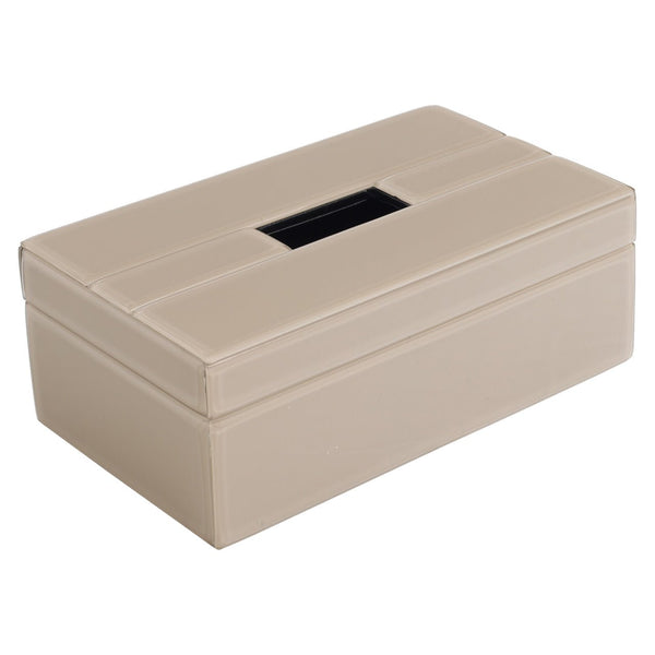 Decorative object Viper taupe tissue box - Canwell Interiors Limited - Richmond