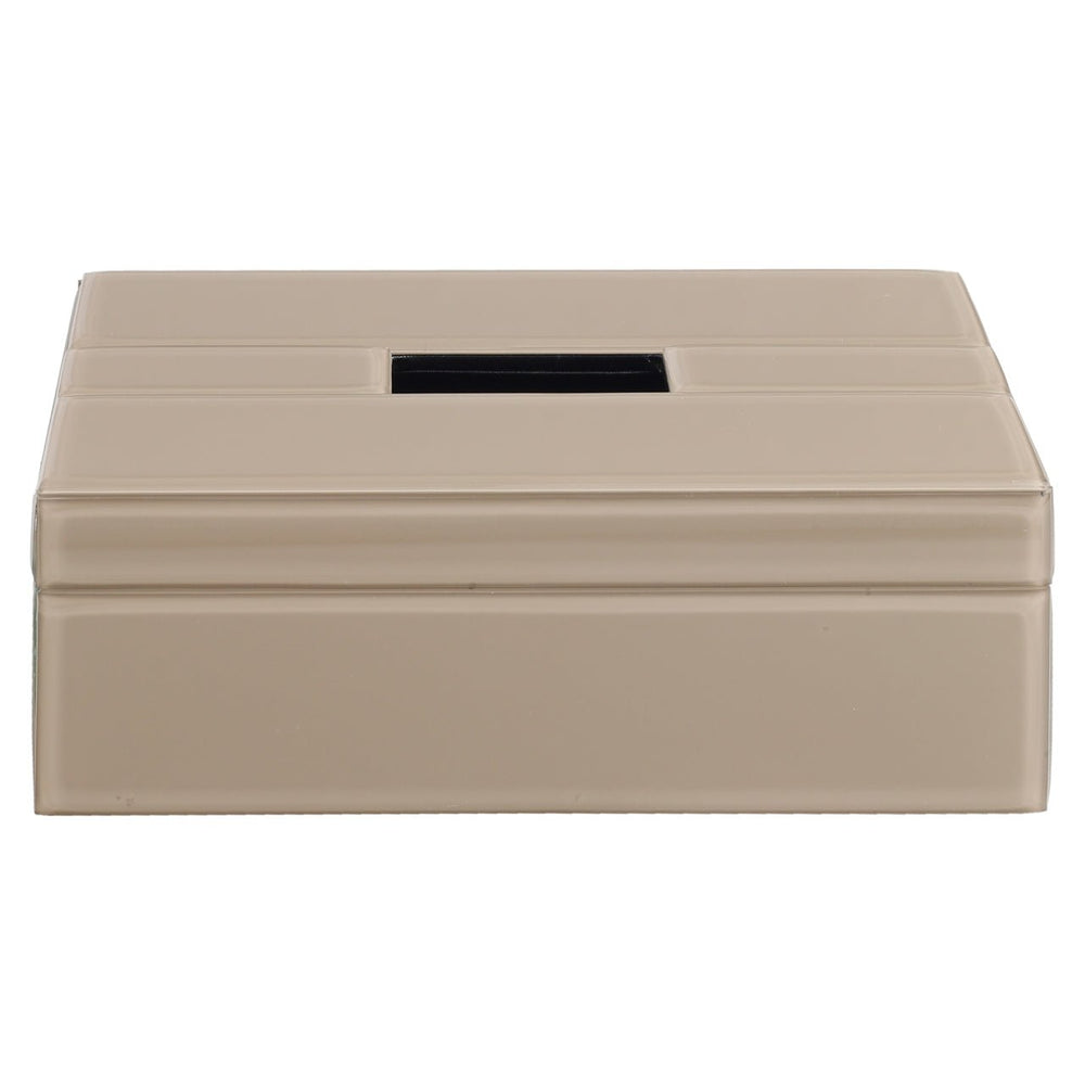 Decorative object Viper taupe tissue box - Canwell Interiors Limited - Richmond