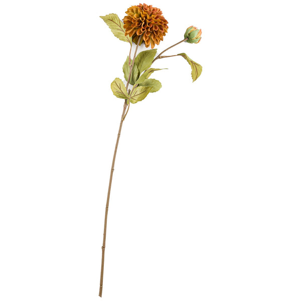 Deep Mustard Dahlia Stem - Canwell Interiors Limited - Hills