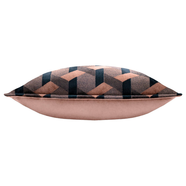 Delano 40x60 Feather Filled Cushion Blush & Navy - Canwell Interiors Limited - Riva