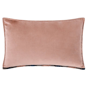 Delano 40x60 Feather Filled Cushion Blush & Navy - Canwell Interiors Limited - Riva