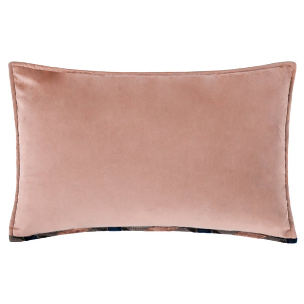 Delano 40x60 Feather Filled Cushion Blush & Navy - Canwell Interiors Limited - Riva