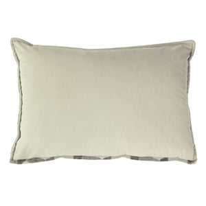 Delano 40x60 Feather Filled Cushion Ivory/taupe - Canwell Interiors Limited - Riva