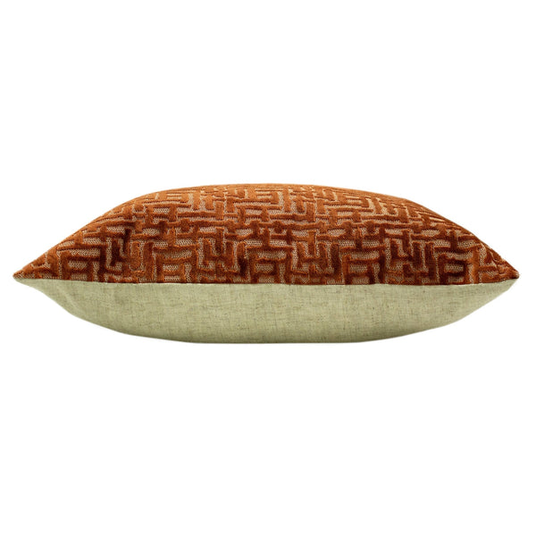 Delphi 45x45 Feather Filled Cushion Rust - Canwell Interiors Limited - Riva