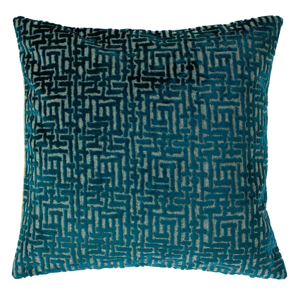 Delphi 45x45 Feather Filled Cushion Teal - Canwell Interiors Limited - Riva