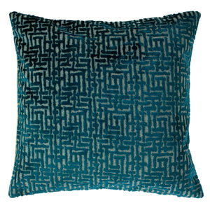 Delphi 45x45 Feather Filled Cushion Teal - Canwell Interiors Limited - Riva
