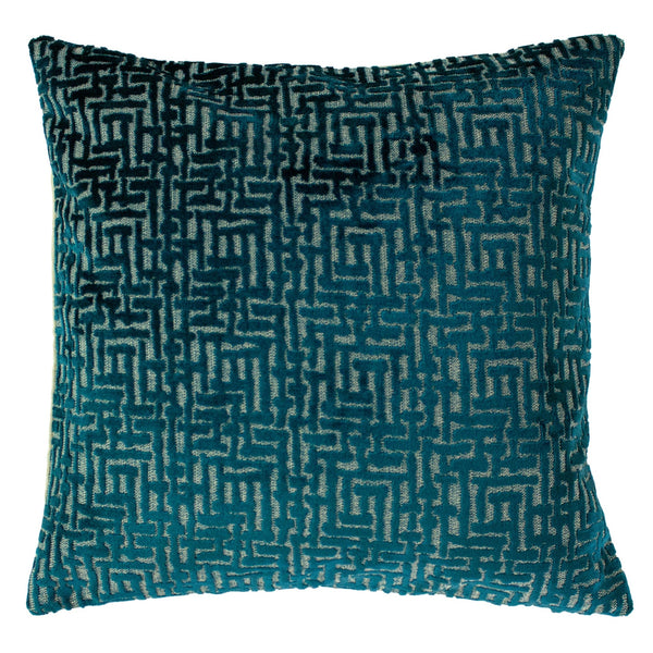 Delphi 45x45 Feather Filled Cushion Teal - Canwell Interiors Limited - Riva