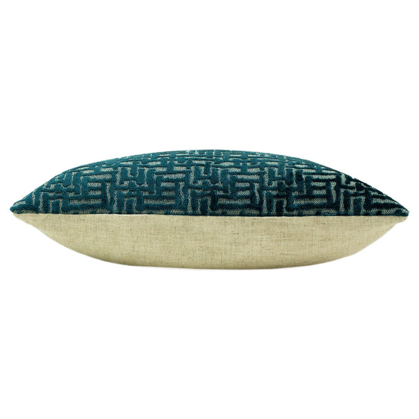 Delphi 45x45 Feather Filled Cushion Teal - Canwell Interiors Limited - Riva