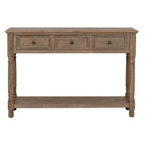 Delphine Collection 3 Drawer Console With Shelf - Canwell Interiors Limited - Hills