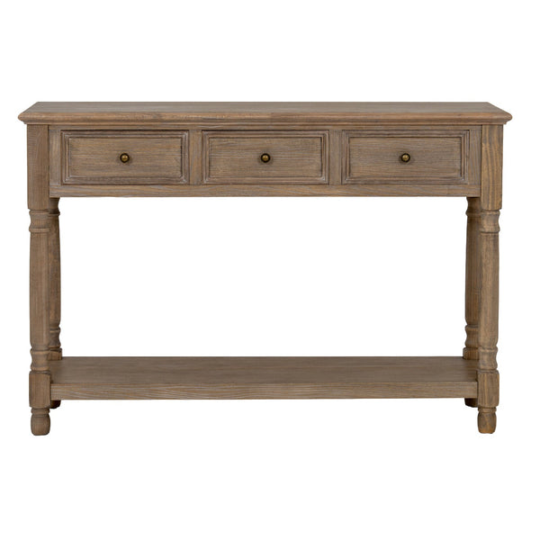 Delphine Collection 3 Drawer Console With Shelf - Canwell Interiors Limited - Hills
